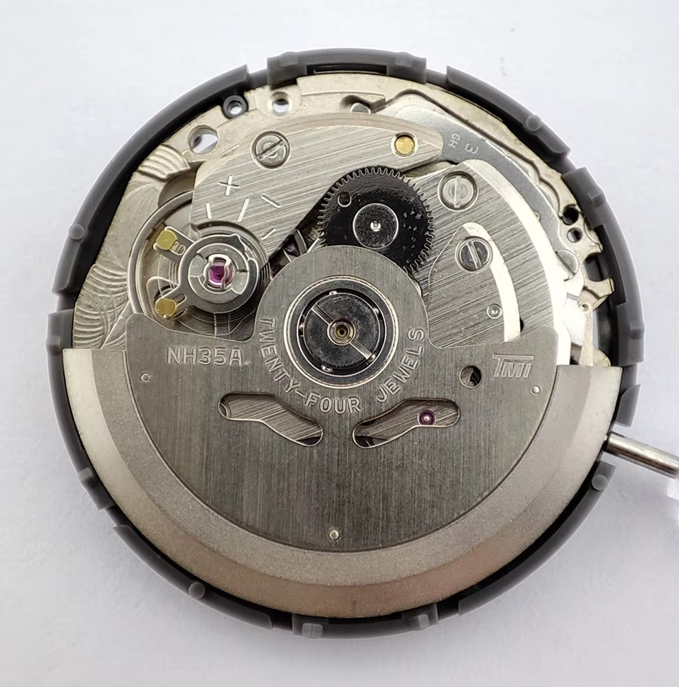 NH35 Mechanical Movement 6 o'clock Crown White Date Automatic Watch Movt Replace Kit High Accuracy Japan Original NH35 Movement