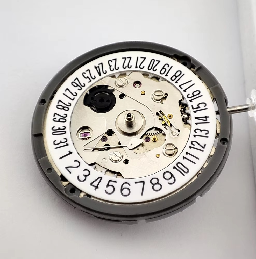 NH35 Mechanical Movement 6 o'clock Crown White Date Automatic Watch Movt Replace Kit High Accuracy Japan Original NH35 Movement