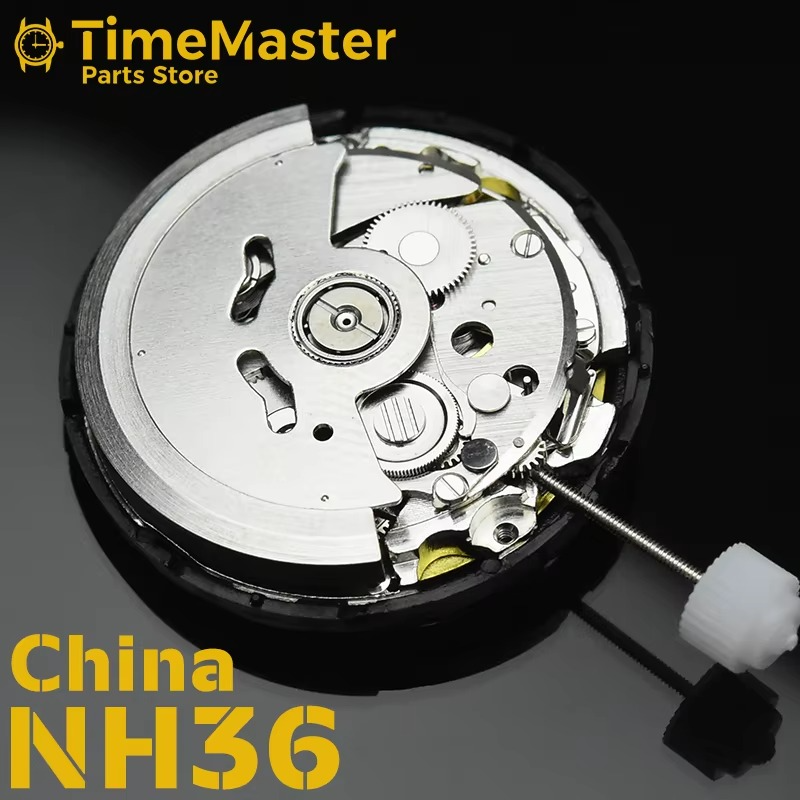 NH36 Movement 2553 Made in China NH36A Mechanical Automatic Double Calendar 3 Hands Replacing Original NH36 Watch Accessories