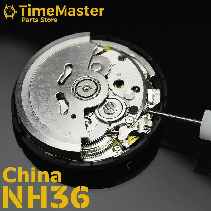 NH36 Movement 2553 Made in China NH36A Mechanical Automatic Double Calendar 3 Hands Replacing Original NH36 Watch Accessories