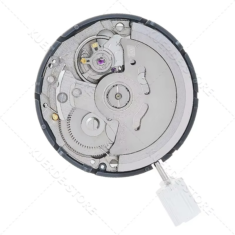 Japan NH35 Automatic Mechanical Movement High Accuracy 24 Jewels Mod Watch Replacement NH35A Date at 3:00