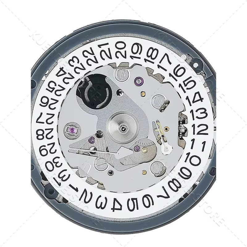 Japan NH35 Automatic Mechanical Movement High Accuracy 24 Jewels Mod Watch Replacement NH35A Date at 3:00