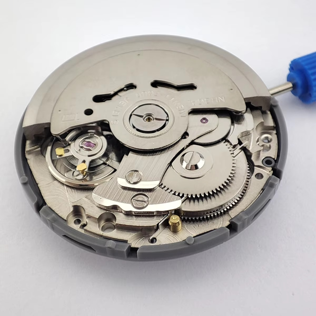 Japan Original NH36 Mechanical Movement 3.8 o'clock Chinese English Dual Date Automatic Watch Movt Replace Kit High Accuracy