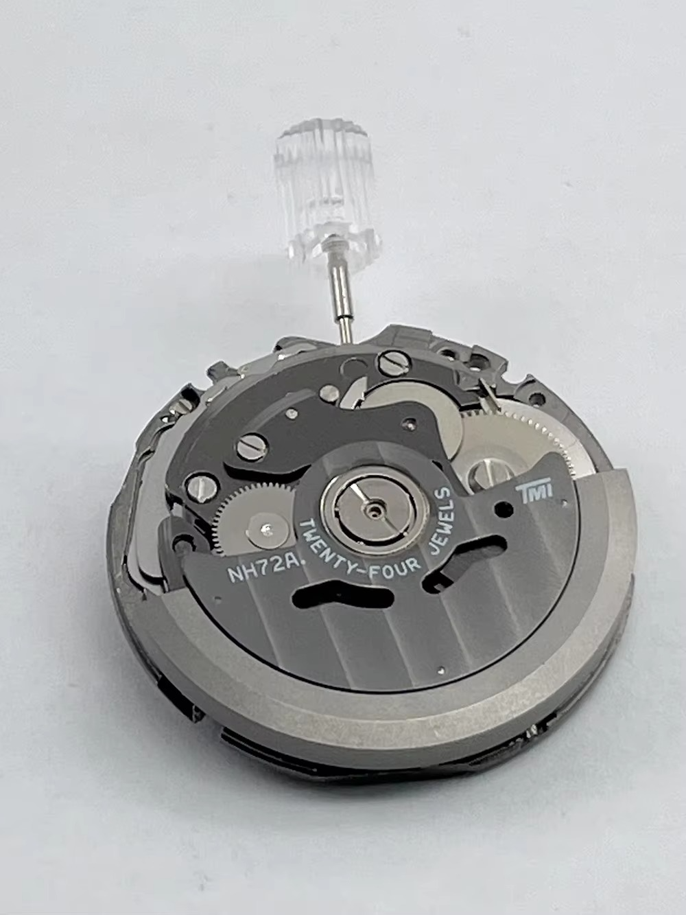 Genuine NH72 Black Skeleton Mechanical Movement Mod Automatic Mechanism Replacement NH72A High Accuracy 24 Jewels