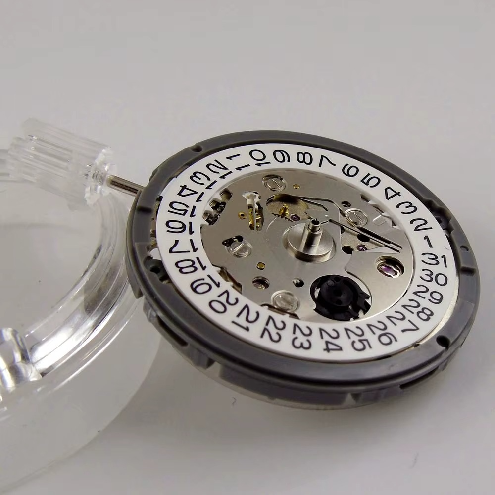 High Accuracy NH35A Automatic Movement Self-winding MOD Watch Accessories 3H Crown 21600Bph White Date Wheel Hacking Seconds