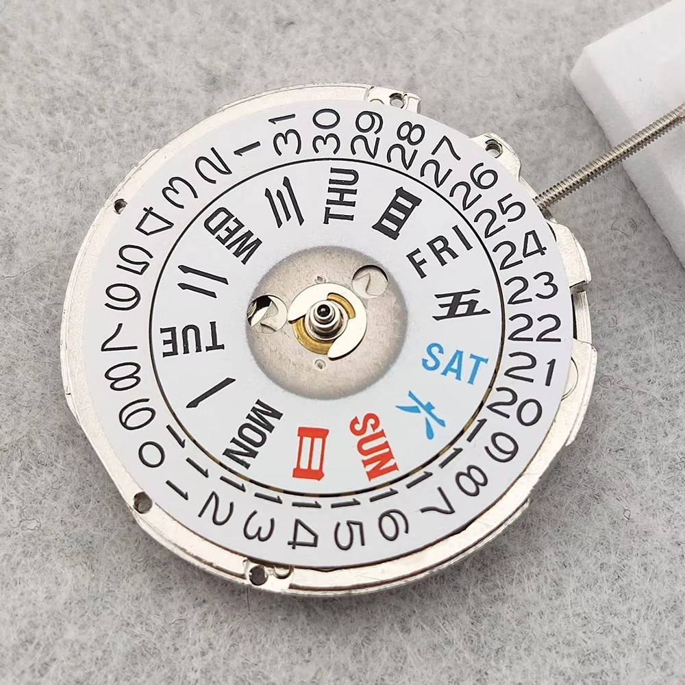 China NH36 Movement Can Replace The Japanese NH36 Movement Date 3 o'clock Dual Calendar High Accuracy Automatic Mechanical NH36A