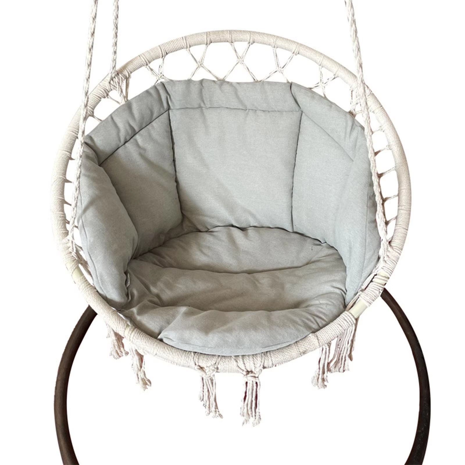 Swing Chair Seat Cushion Garden Hammock Cradle Pads for Patio Wicker Tear Drop Hanging Chair Indoor Outdoor Home Bedroom Cover
