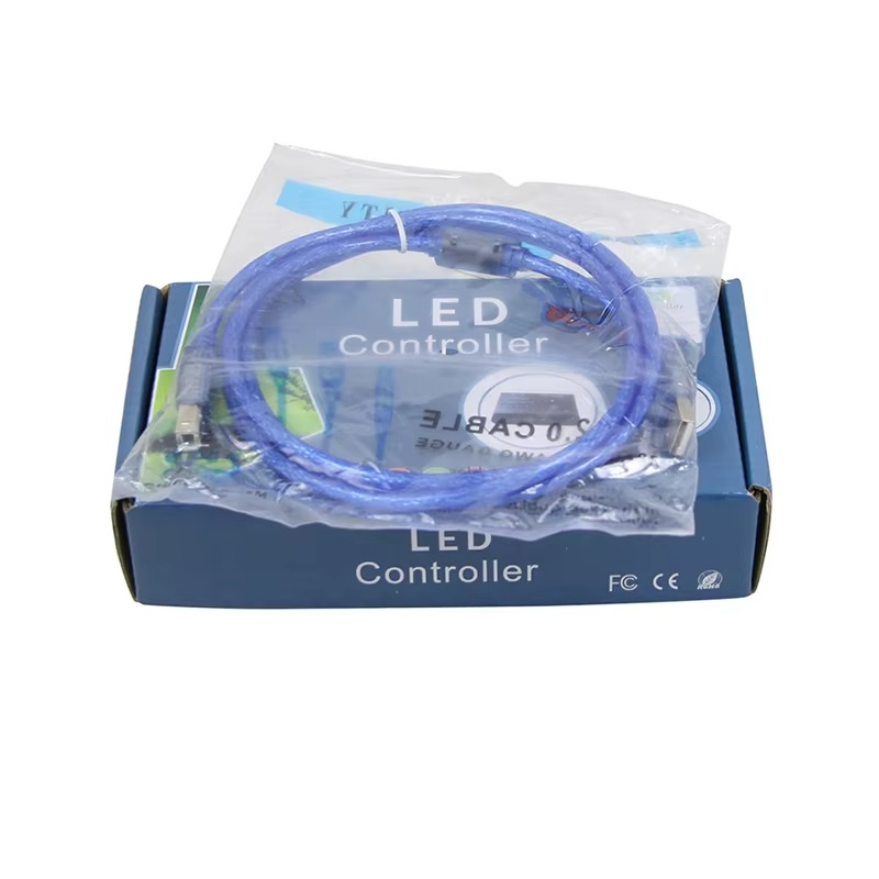 12-Way Single Color PWM Power Dimmer LED Strip Light Programmable USB Controller DC 12V 24V 60A for DIY Dynamic Advertising Sign