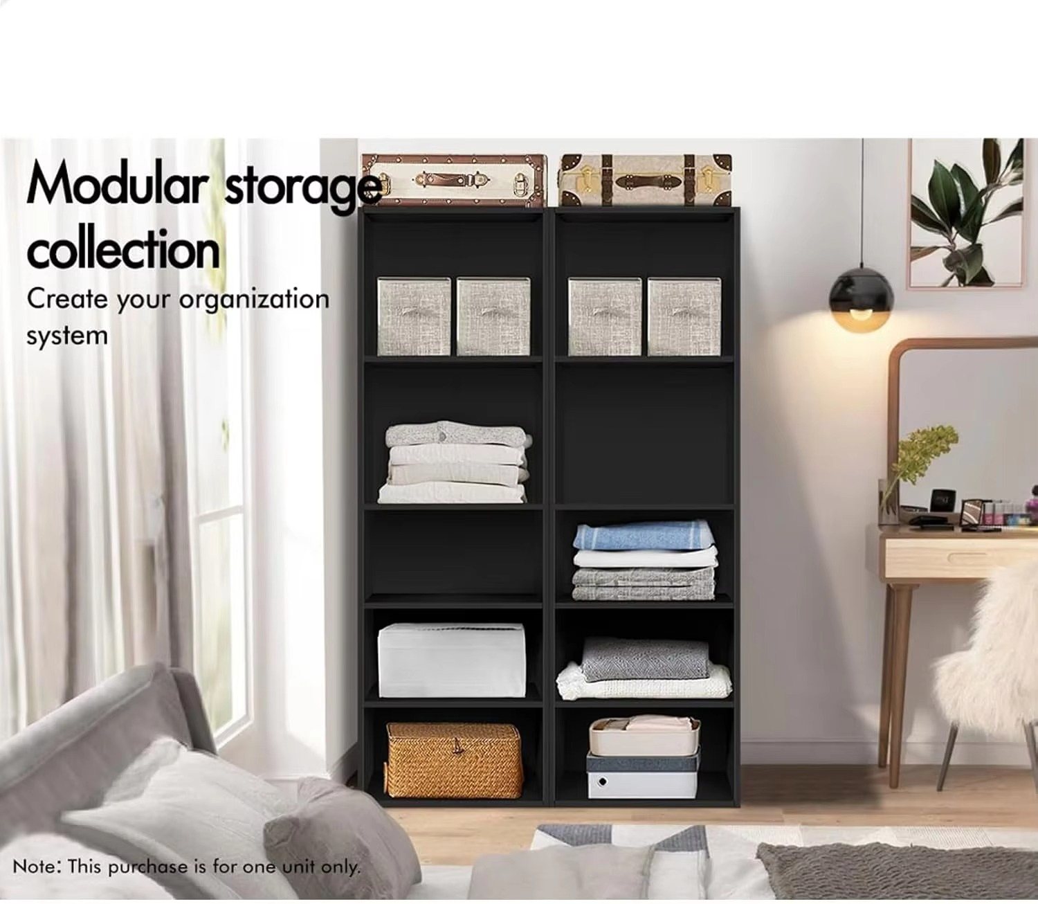 bedroom furniture Wardrobe Cabinet with Adjustable Shelves White Color, Compact Design Wooden Closet 50.5X 40x 160 cm, Dresser C