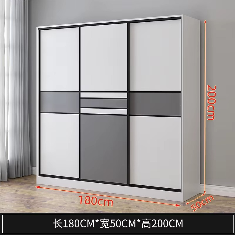 Small Wooden Storage Cabinet Locker Home 180*50*200cm Bedroom Wardrobe