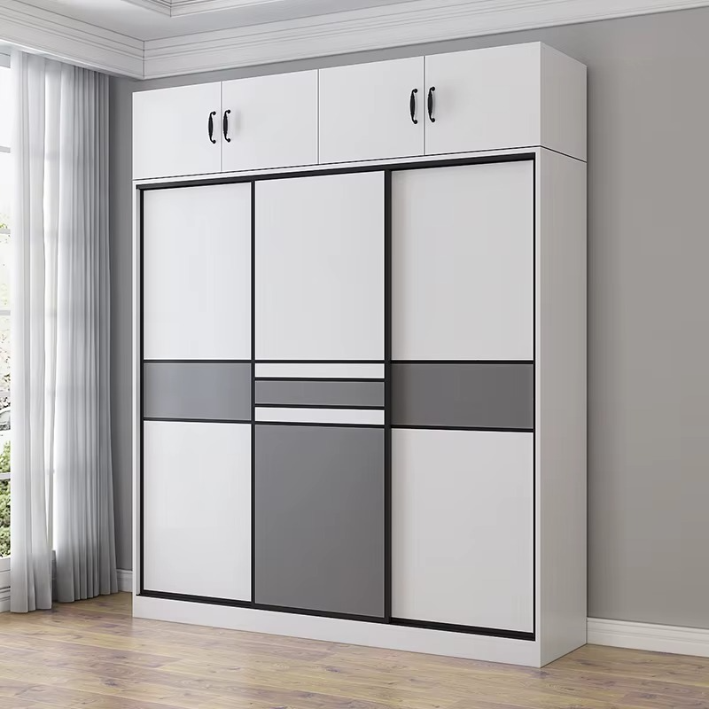 Small Wooden Storage Cabinet Locker Home 180*50*200cm Bedroom Wardrobe
