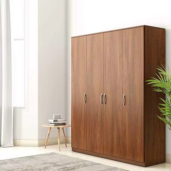 Custom Wood Small Wardrobe 3 Doors in Wood for Clothes Bedroom Modern Wardrobe Bedroom Furniture Bedroom Cabinet