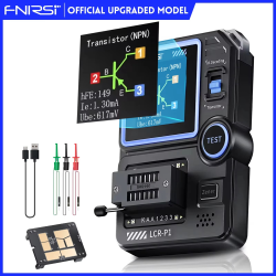 FNIRSI LCR-P1 Transistor Tester Diode Triode Capacitance Resistance Meter LCR ESR Meter NPN PNP MOSFET IR Multifunction Tester
