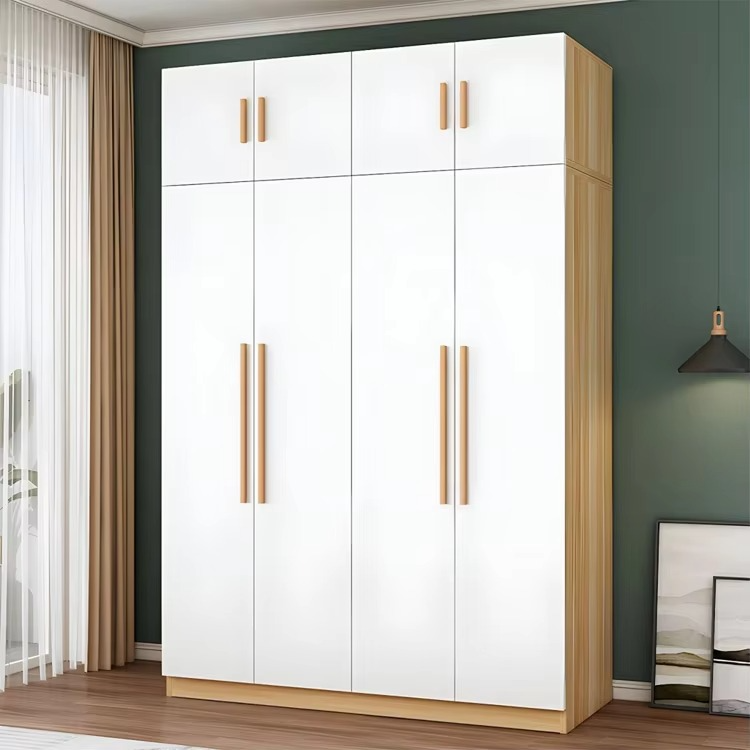 Factory Price Modern Design Bedroom Clothes Almirah Cabinet Furniture Antique 3 Door Teak Solid Wooden Armoire Closet Wardrobe