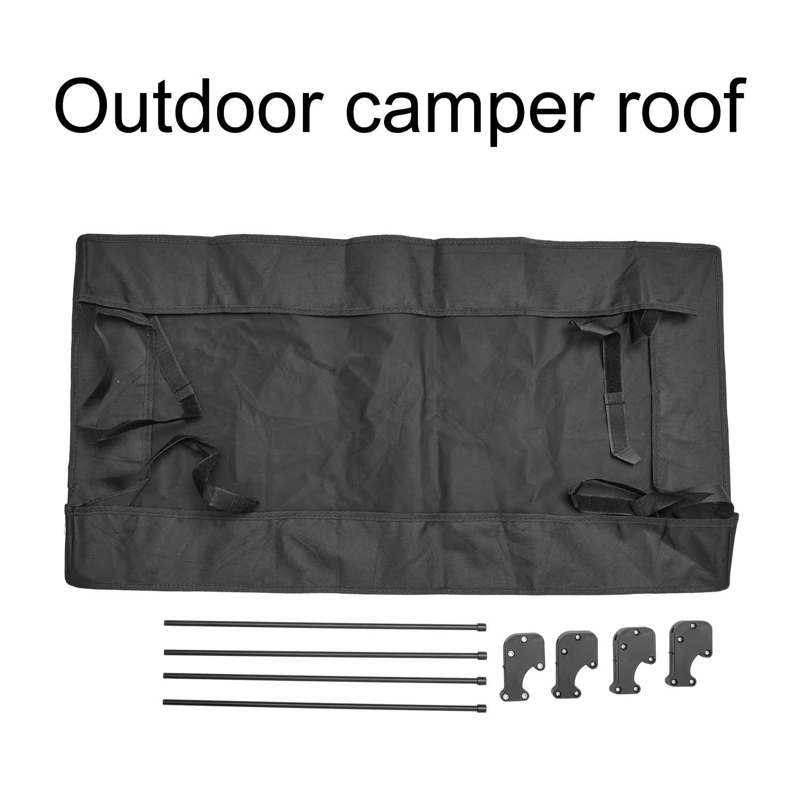 Removable Awning Canopy For Wagon Attachment Sun Shade Cover For Trolley Cart Tube PE Cloth Sun Shelters
