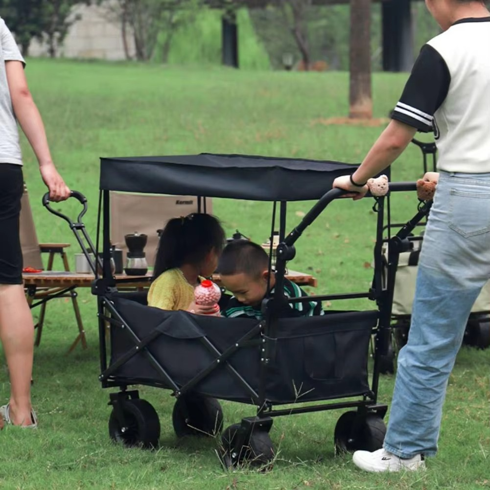 Removable Awning Canopy For Wagon Attachment Sun Shade Cover For Trolley Cart Tube PE Cloth Sun Shelters