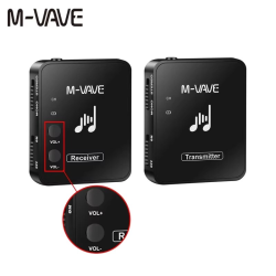 M-vave 2.4G Wireless Transmitter Receiver Earphone Monitor With Volume Adjustable For Live Professional Monitor Earphone Cuvave
