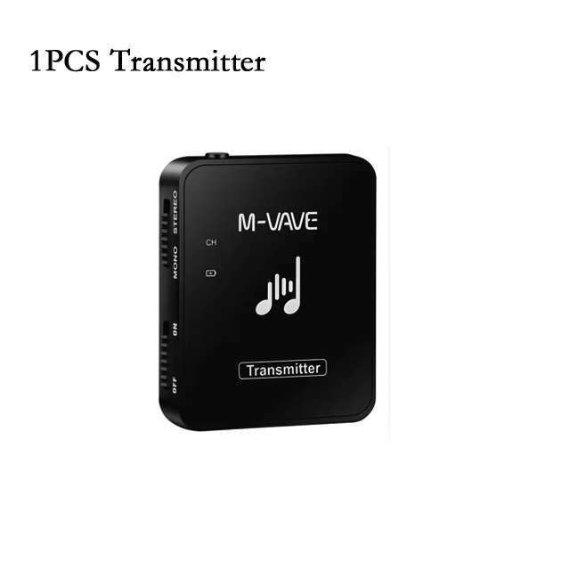 M-vave 2.4G Wireless Transmitter Receiver Earphone Monitor With Volume Adjustable For Live Professional Monitor Earphone Cuvave
