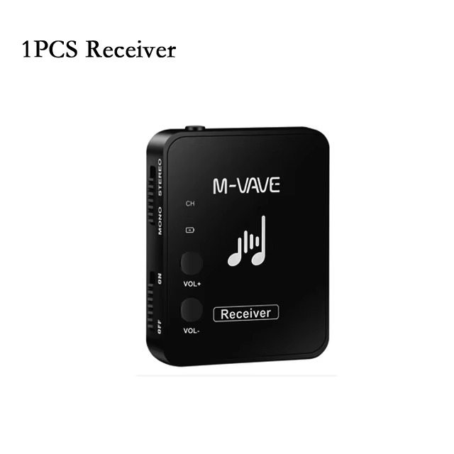 M-vave 2.4G Wireless Transmitter Receiver Earphone Monitor With Volume Adjustable For Live Professional Monitor Earphone Cuvave