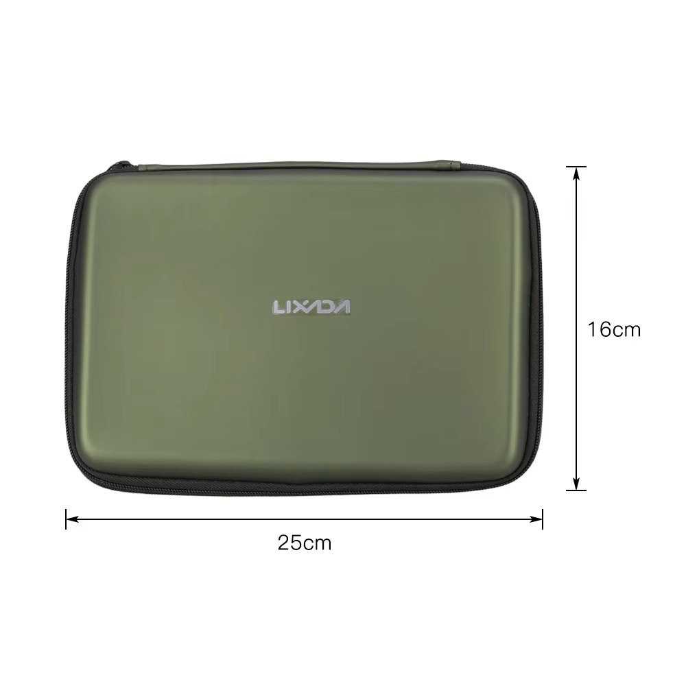 Lixada Fishing Bag Fishing Tackle Box Padded Bite Alarm Storage Case Fishing Tool Protection Box For Pesca Fishing Accessories