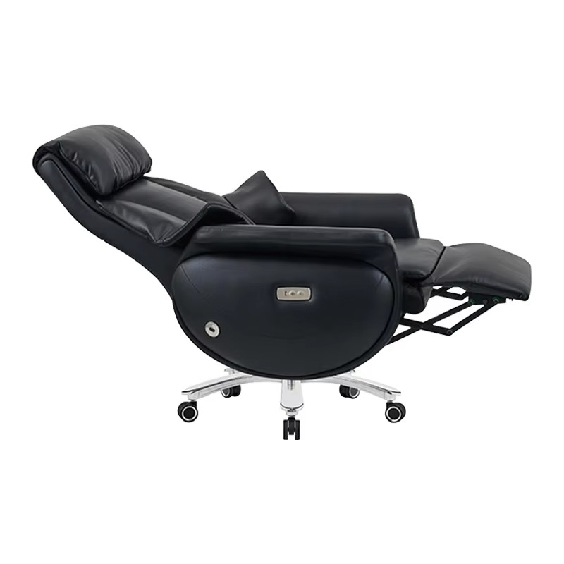 Luxury Ergonomic Boss Chair Armrest Executive Black Leather Swivel Office Chairs Leather Chair for Sale