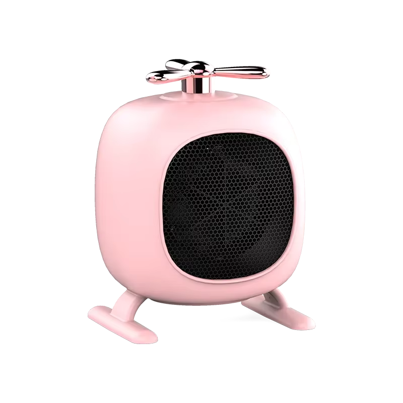 Mini portable heater novelty little cute low noise desktop room portable plug-in electric fan heater home home office winter