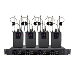 ERZHEN Professional Stage Monitoring System In-Ear Audio Monitoring Headphone Four Channels DJ Stage Suitable