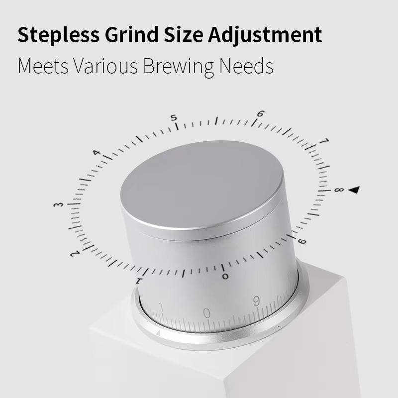 CAFOVO FR-005mini Electric Coffee Grinder 160RPM 304 Steel 38mm Conical Burrs Portable Outdoor Rechargeable Coffee Mill