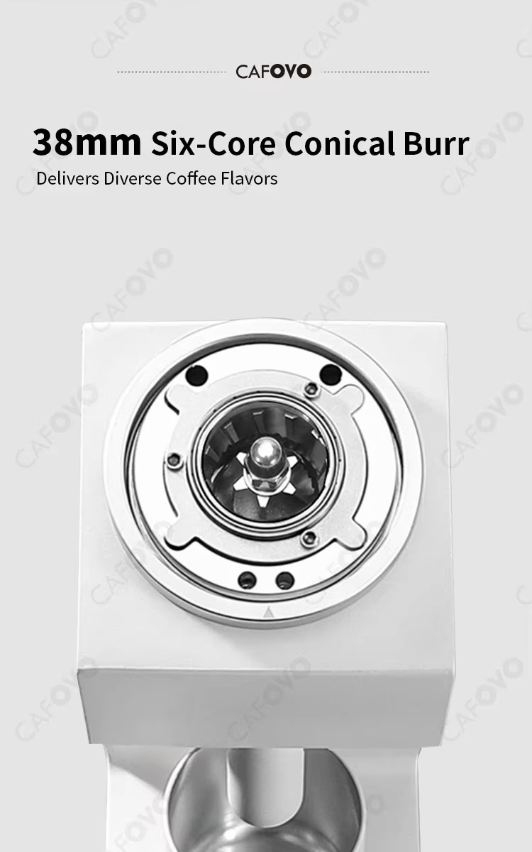 CAFOVO FR-005mini Electric Coffee Grinder 160RPM 304 Steel 38mm Conical Burrs Portable Outdoor Rechargeable Coffee Mill
