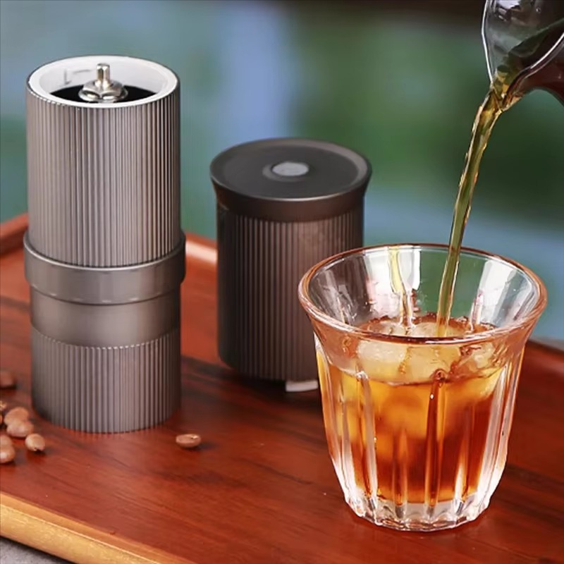 N02R-Portable Electric Coffee Grinder Compact Stainless Steel Grinding Core Compact Grinding Core