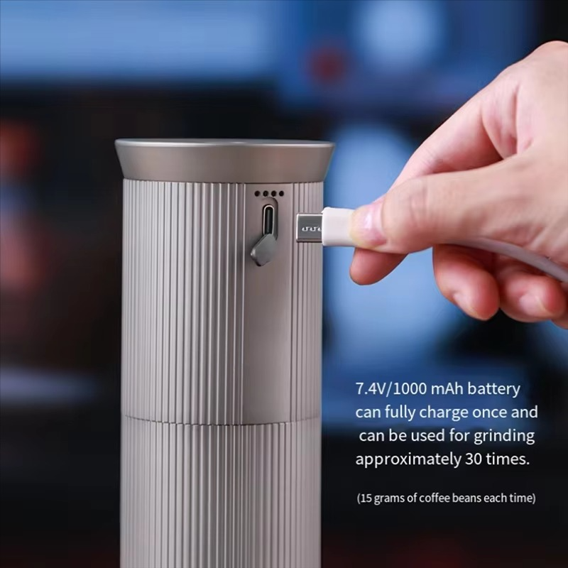 N02R-Portable Electric Coffee Grinder Compact Stainless Steel Grinding Core Compact Grinding Core