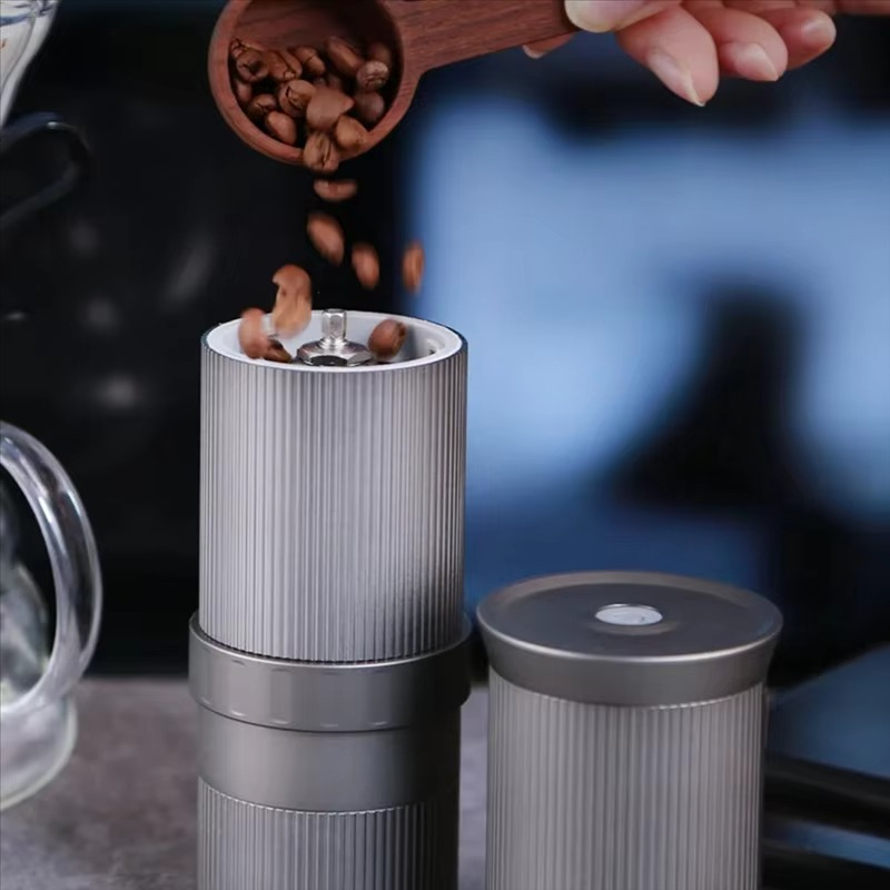 N02R-Portable Electric Coffee Grinder Compact Stainless Steel Grinding Core Compact Grinding Core