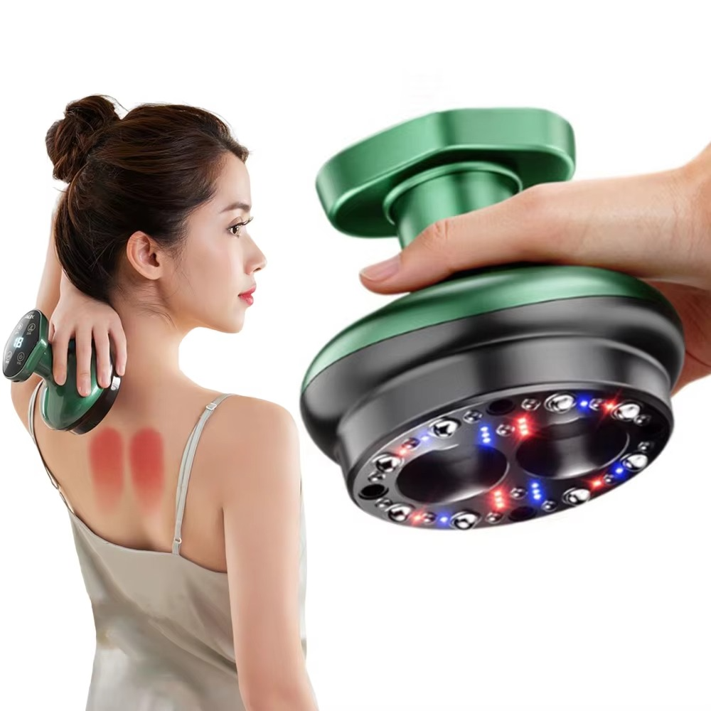 Electirc Cellulite Massager Vacuum Cupping Device Dual Suction Ports Skin Scraping Massager Guasha Suction Cups Therapy Guasha 6 sold