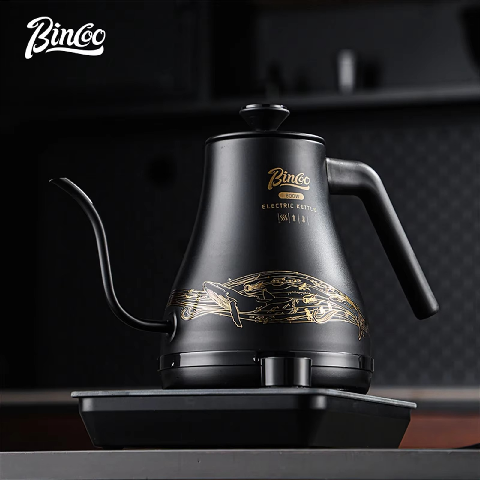 Bincoo Intelligent Constant Temperature Electric Kettle Hand Brewed Coffee Pot Gooseneck Pot Household Electric Heating Pot 1L