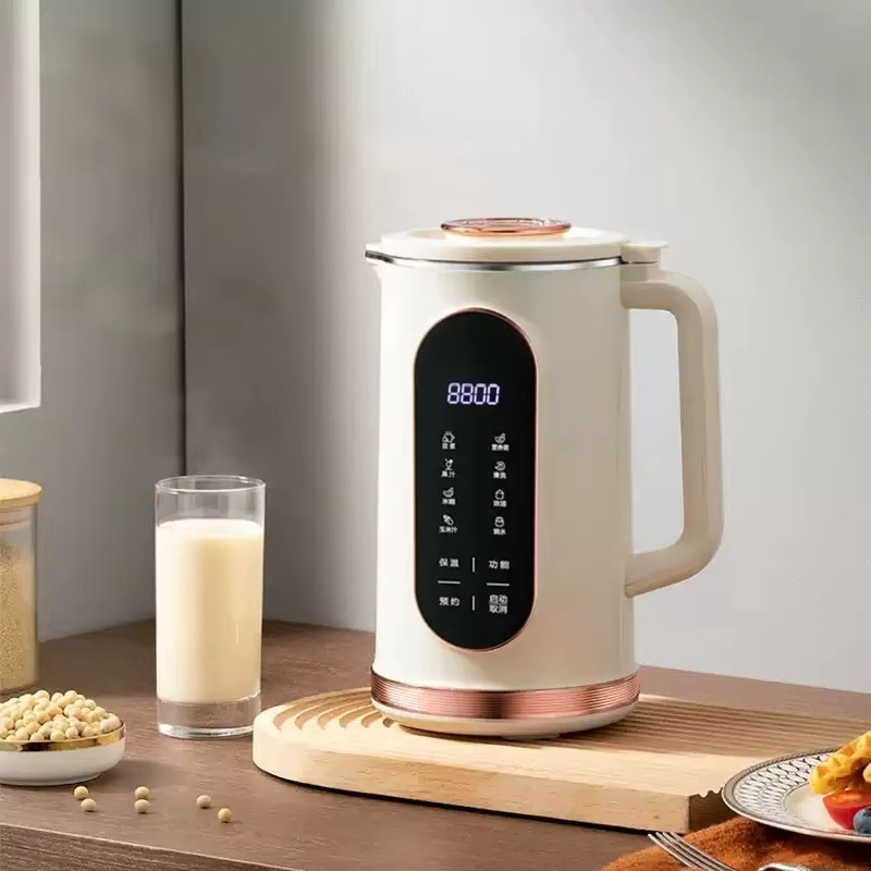 Electric Soy Milk Wall Breaking Machine 304 Stainless steel 10-Leaf Blade Machine Juicer Blender Mixer Soybean Milk Maker