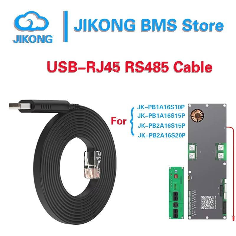 JIKONG JK BMS Accessories USB-RJ45 RS485 Cable for Household Energy Storage BMS