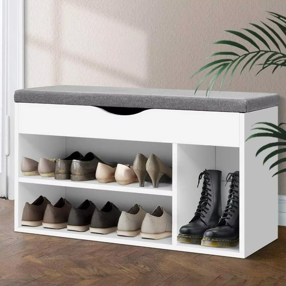 ench Cabinet Box Drawer Organiser Shoes Shelf Drawers Organisers White Cupboard Hallway Home Decor Bedroom Furniture Display War