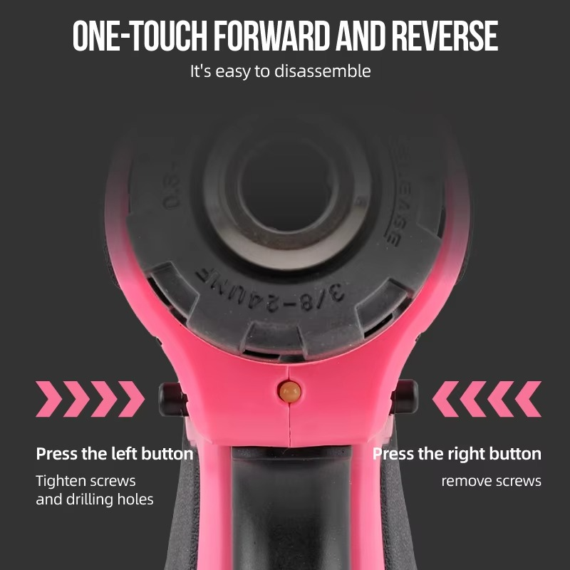 Hi-Spec 133PC Power Tool Combo Kits with 8V Cordless Drill,Home Household DIY Hand Tool Kits，10MM 3/8'' Keyless Chuck