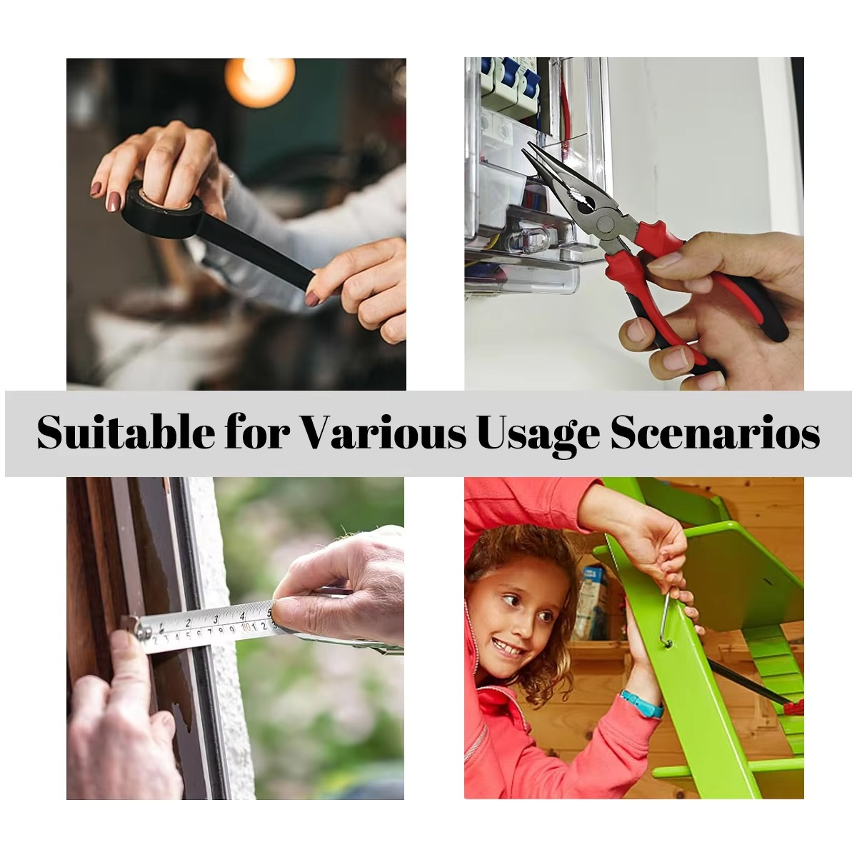 82Pcs Tool Set Premium Box Pe Engineering Plastic Home DIY Architecture and Construction