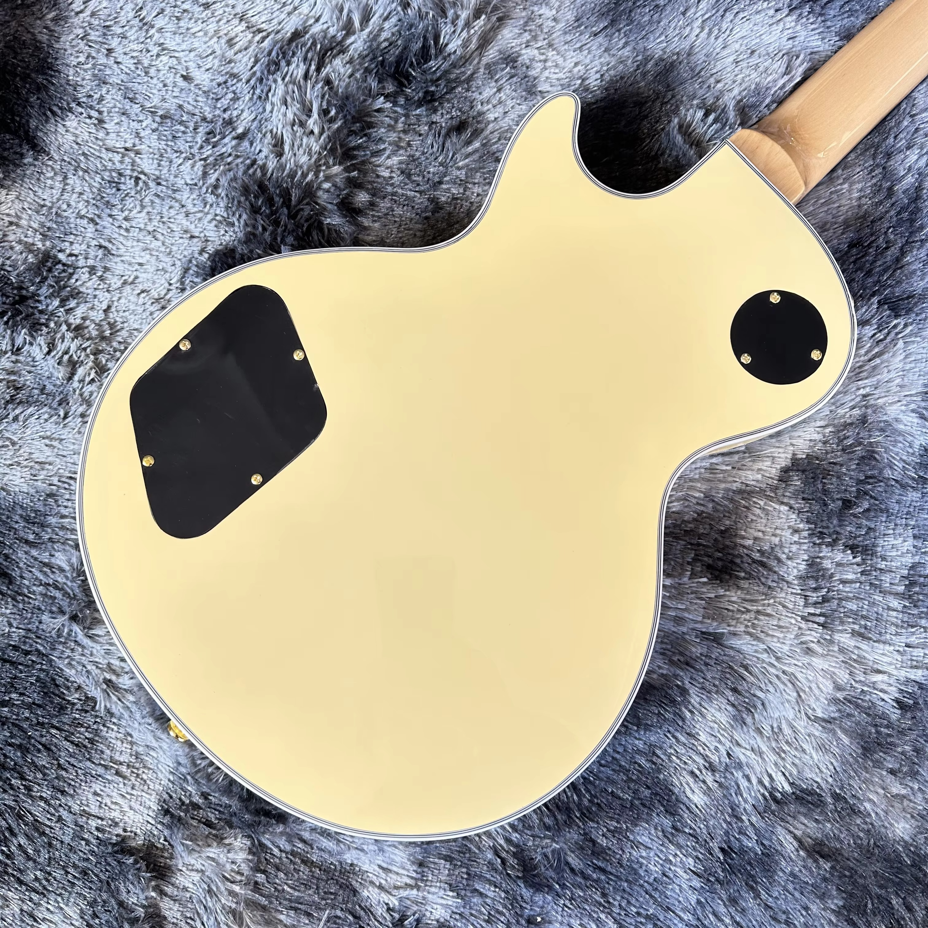 Electric Guitar ZAKK Yellow Bullseye Maple Fingerboard 2H Pickups