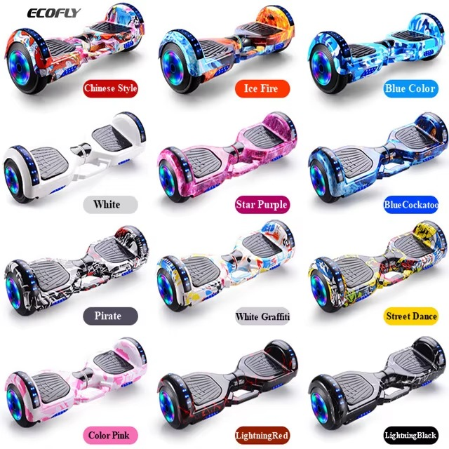 New Cool Lighting 6.5inch Hover Board Electric Hoverboards Scooter Self-balancing Electric Scooters for Child