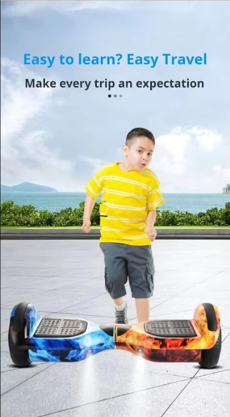 New Cool Lighting 6.5inch Hover Board Electric Hoverboards Scooter Self-balancing Electric Scooters for Child