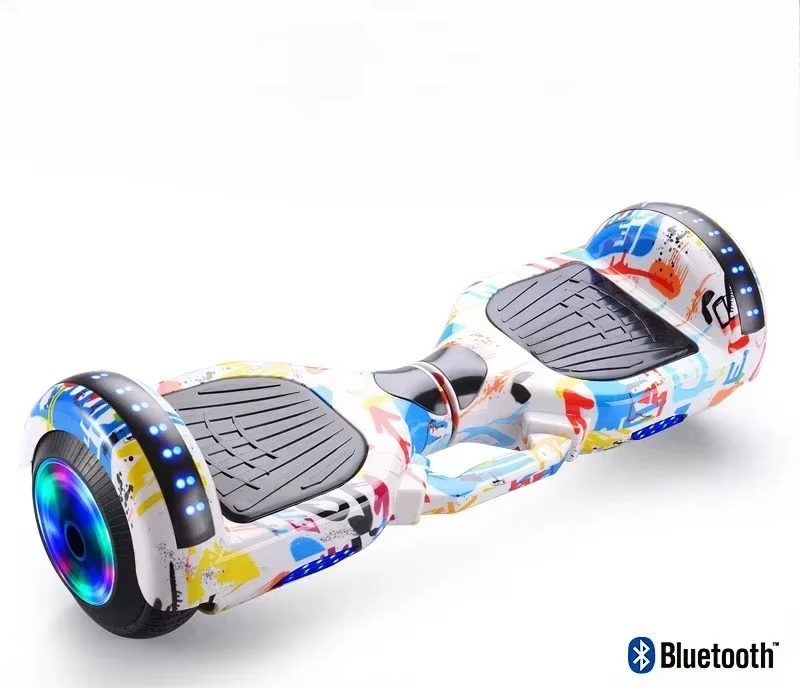 7 Inch Self Balance Electric Scooters Hoverboard Smart Balance with Led Light and Bluetooth Factory Directly Sale Discount