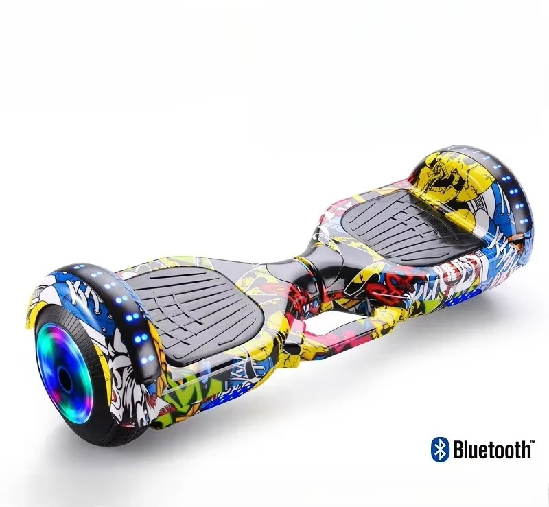 7 Inch Self Balance Electric Scooters Hoverboard Smart Balance with Led Light and Bluetooth Factory Directly Sale Discount