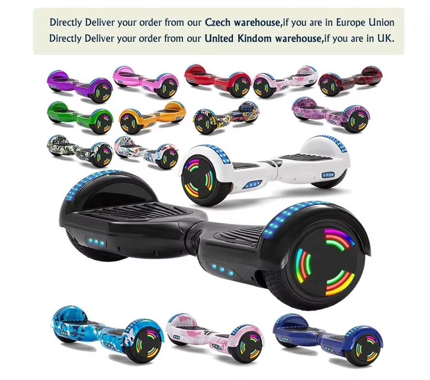 Cheapest 6.5 Inch Hoverboard UL-2272 Tested Self Balancing Scooter 36v 250w Motor Power Wheel Europe Country