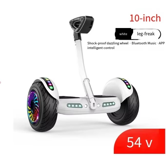 self balancing hoverboard 8/10 inch 36/54V Kids Adult Smart Handle Leg Bar Electric Scooter 2 Wheel Stand Up Self Balancing Hove