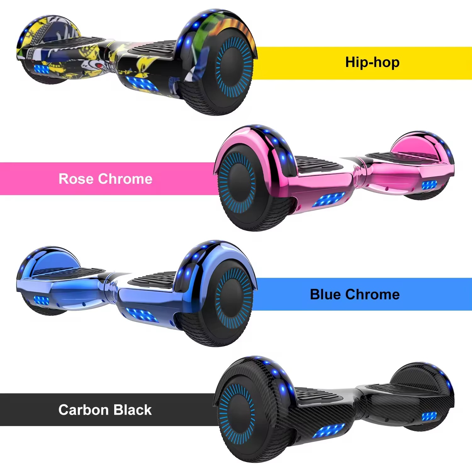 EU UK Warehouse Stock Wholesale 6.5 Inches Hover Board Lithium Battery Self Balancing Electric Hoverboards