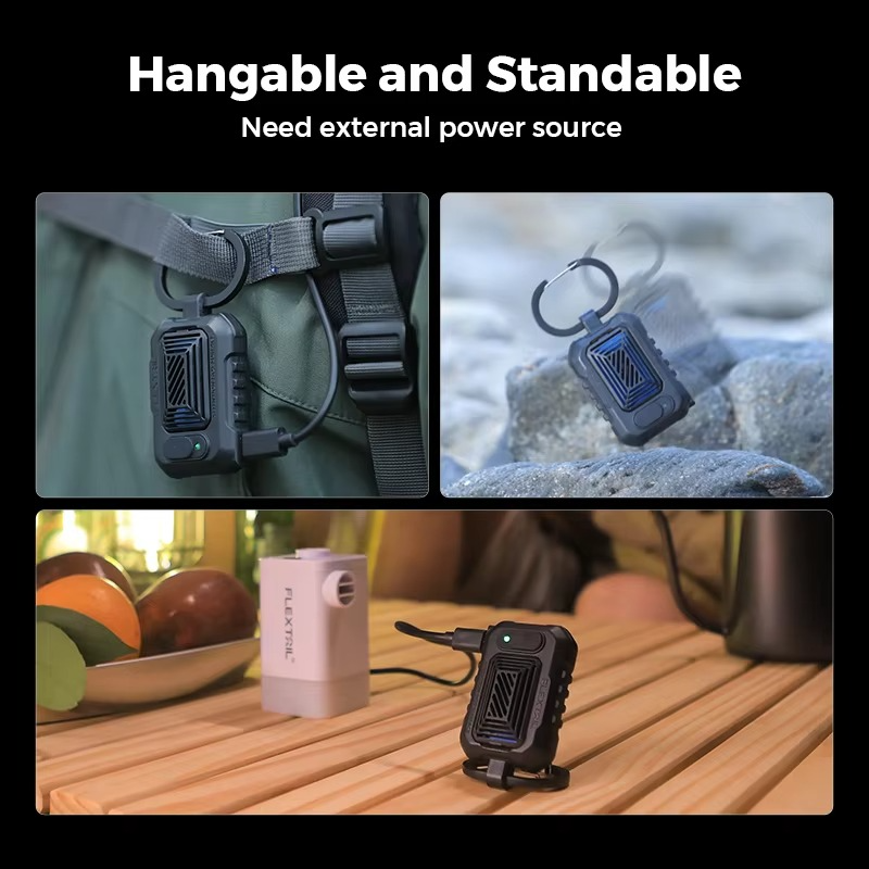 FLEXTAILGEAR Portable Mosquito Repeller LIGHT REPELLER 2 Modes & Repellent Mats, IPX4 Waterproof Design for Outdoor