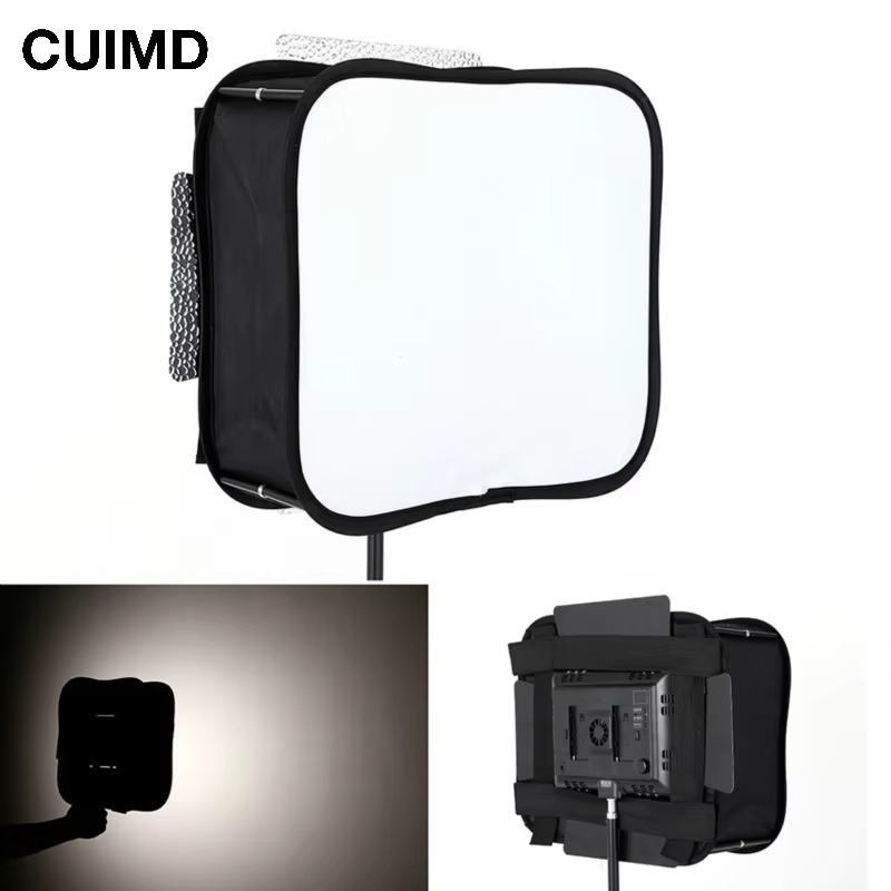 Collapsible Softbox Diffuser for YONGNUO YN600L II YN900 YN300 YN300 III Air Led Video Light Panel Foldable Soft Filter 23*23 41