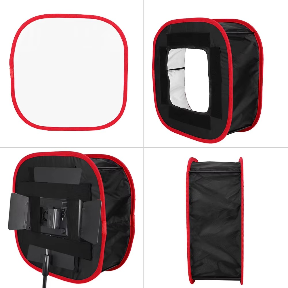 Photography Light Softbox Collapsible Photography LED Video Light Diffusion Diffuser Softbox Kit Accessory
